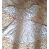 ราคา เดรสลูกไม้สีขาว ปาดไหล่ สวยมาก (28803589901)