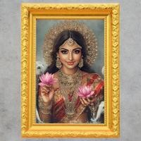 ราคา รูปภาพ รูปมงคล LAX35 รูปพระแม่ลักษมี แนวภาพเขียน พระแม่ลักษมี องค์บูชาพระแม่ลักษมี เสริมทรัพย์ เสริมความรัก การงาน (27587224093)