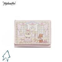 ราคา กระเป๋าเงินพกพาแบบPU สำหรับสาวๆ ออกแบบมาพร้อมหลายช่องเก็บบัตร และสติกเกอร์ลายหมีกับกระรอก (53506031465)