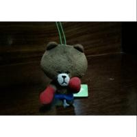 ราคา Line friends Brown keychain (1593503850)