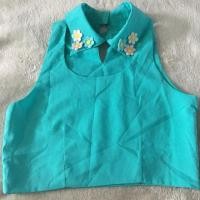 ราคา เสื้อครอปสีเขียวมิ้น (7433963787)
