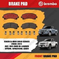 ราคา Brembo ผ้าเบรค ISUZU D-MAX GOLD SERIES 2008-2011 4x2, 4x4 4WD HILANDER อีซูซุ ดีแม็ก โกล ซีรี่ ตัวเตี้ย, ตัวสูง [คู่หน้า (11938046107)