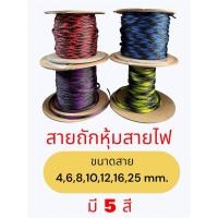 ราคา สายถักหุ้มสายไฟ ท่อทนความร้อน ท่อหุ้มสายไฟ (ความยาว1เมตร) (7878681121)