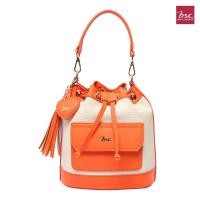 ราคา BSC Bag&Luggage กระเป๋าถือ+สายสะพายยาวทรงขนมจีบ รุ่น Gainar - สีส้ม (22748401773)