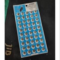 ราคา กระดุมแป๊ก ขนาด 8mm. 1แพงมี 50 คู่ 50บาท แบ่งขาย 5 คู่ 8 บาท (3431921195)