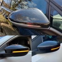 ราคา Carbon Look Side Wing Mirror Cover for VW Golf 7.5 MK7 7 GTD R GTI 6 Passat B7 CC Scirocco Polo 6R (56355610906)