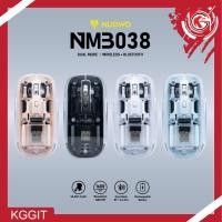 ราคา Nubwo NMB038 เมาส์ไร้สาย เสียงคลิกเงียบ ต่อได้2แบบ Mouse Dual Mode | Wireless • Bluetooth Silent click (27152561582)