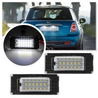 ราคา 2PCS LED License Number Plate Light lamp For Mini Cooper R50 Convertible R52 Cooper S R53 R55 R56 R (49752544792)