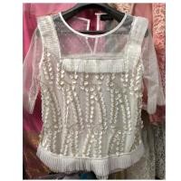 ราคา เสื้อชีฟองปักลายลูกไม้ Tapshop เบอร์ L (1201302872)