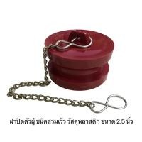 ราคา ฝาปิดตัวผู้สวมเร็ว ขนาด 2.5 นิ้ว พร้อมโซ่ วัสดุพลาสติก (17890404093)