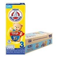 ราคา นมยูเอชที รสจืด กลิ่นวานิลลา สูตร3 ตราหมี โพรเท็กซ์ซัน 180มล. x36กล่อง (24561149696)