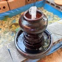 ราคา ชุดโอ่งน้ำล้น ทำน้ำพุ (ได้ 3 ชิ้น) สีดำ อ่าง +ฐาน +โอ่ง (ไม่มีปั๊มน้ำคะ) ตกแต่งสวน บ้าน (24763556206)