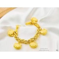 ราคา สร้อยข้อมือคิตตี้ งานหุ้มทอง5 ไมครอน สวยน่ารัก (24271826487)
