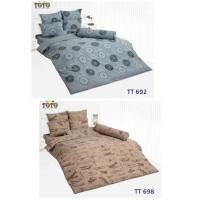 ราคา TOTO แท้ TT.692-698 ชุด ผ้านวม + ผ้าปู รัดมุม ลาย พิมพ์ ที่นอน 6ฟุต 5ฟุต 3.5ฟุตโตโต้ tt 692 698 ถูกที่สุด (15889977659)