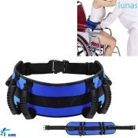 ราคา LUNASOL Gait เข็มขัดสําหรับอาวุโส, 6 ที่จับเบาะไนลอนพร้อมหัวเข็มขัดแบบปลดเร็วเข็มขัดโอนผู้สูงอายุ, ทนทานกันลื่นปรับได้สบายเดิน Assist Aid Bariatric (46505524954)