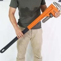 ราคา ประแจคอม้า ประแจจับแป๊บขาเดี่ยว Pipe Wrench ประแจจับแป๊บ (48นิ้ว) รุ่นใช้งานหนักMETAประแจจับแป๊บ (48นิ้ว) รุ่นใช้งานหนัก (26143500159)