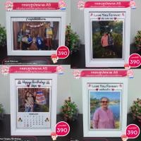 ราคา กรอบรูปน่ารัก ขนาดไซส์​A5 กรอบรูปวันเกิด+ปฎิทิน​ กรอบรูปคู่รัก (22031863193)
