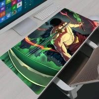 ราคา One Piece Zoro Gaming Mouse Pad Gamer Home แผ่นรองเมาส์คอมพิวเตอร์ HD Mousepad XXL คีย์บอร์ด Pad พรมลื่นแผ่นรองเม้าส์สํานักงาน (48605738263)