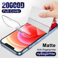 ราคา Matte Hydrogel Film Soft Full Cover Screen Protector iPhone 12 11 Pro Max 12 Mini XS Max X XR 7 8 6 6s Plus SE 2020 Front Back Film (9062237750)