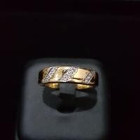 ราคา แหวนทองแท้ เพชรแท้18k (2076165762)