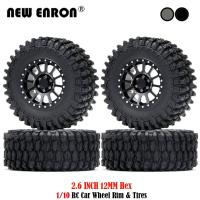 ราคา 4 ชิ้น 2.6 "12 Spoke ล้อขอบยางยางยางล้อสำหรับ RC รถยนต์ชิ้นส่วนถนนออกรถต่อ 1/10 TRX4 TRX6 SCX10 90046 90047 Yeti Wraith RB10 Ryft Yikong (52654407484)