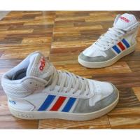ราคา Adidas Hoops 2.0 Mid White Blue Red Mens Shoes (26710335930)