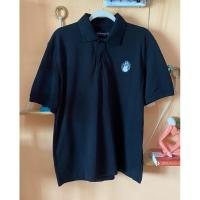 ราคา ส่งต่อ เสื้อยืดโปโล คอปก แขนสั้น แบรนด์ John Langford ของแท้ สีดำ ขนาดใหญ่ มือสอง Size XXL อกก่อนยืด 46 (29909694417)