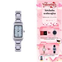 ราคา [สินค้าใหม่]PPC FONTAINEBLEAU นาฬิกาข้อมือผู้หญิง สายสแตนเลสมีเพชร GLIMMER DATE ประกัน 1 ปี PPC-ED05 (40264473097)