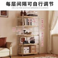 ราคา สไตล์ญี่ปุ่นชั้นยืนห้องครัวชั้นวางชั้นวางหนังสือหุ่นยนต์กวาดการจัดเก็บใต้น้ําห้องนั่งเล่นชั้นวาง Multi-La (53853514587)