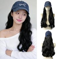 ราคา วิกผมหยิกยาว 50 ซม. สำหรับผู้หญิง พร้อมหมวกเบสบอล - วิกผมสังเคราะห์แบบธรรมชาติ เส้นใยทนความร้อน สำหรับแต่งหน้าและสวมใส่ประจำวัน (46004001076)