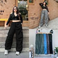 ราคา กางเกงคาร์โก้ผ้าร่มสาวอวบ ดีเทลซิปข้าง สม็อค มีลูกเล่นแต่งจีบปลายขา เนื้อผ้านิ่ม กางเกงผ้าร่มสาวอวบ เสื้อผ้าแฟชั่นสาวอวบ (24443474885)