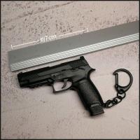 ราคา พวงกุญแจ ของปัจฉิมให้เพื่อน พวงกุญแจรถยนต์1:3.P320พวงกุญแจโมเดลปืนพลาสติกแบบยาวของเล่นสามารถถอดออกได้ STINGTOY P6RY (28417020412)