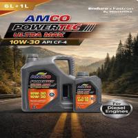 ราคา AMCO 10W-30 API CF-4 ขนาด 6L+1L น้ำมันเครื่องสำหรับรถยนต์ดีเซล (48053877376)