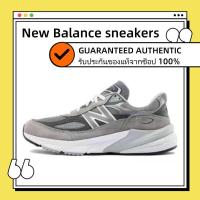 ราคา ของแท้ 100% NEW BALANCE 990 NB990 V6 M990GL6 Gray Unisex รองเท้าผ้าใบสำหรับผู้ชาย และผู้หญิง (43355570658)