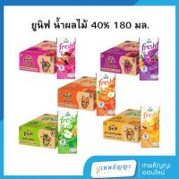 ราคา ยูนิฟ เฟรช/เฟรชดีไลท์ น้ำผักผลไม้ 180 มล. แพ็คX3 กล่อง [ ยกลัง 36 กล่อง] (24844857291)