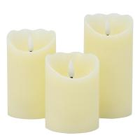 ราคา AjuSHop-COZY เทียน LED 3ชิ้น/กล่อง รุ่น AZEL ขนาด 7.5x7.5x10ซม. / 7.5x7.5x12.5ซม./ 7.5x7.5x15ซม. สีเบจ (24350798994)