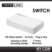 ราคา Totolink SW24D 24 พอร์ต 10/100 Mbps สวิตช์เดสก์ท็อปสําหรับผู้ใช้บ้านและธุรกิจขนาดใหญ่ (22169223050)
