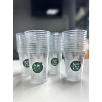 ราคา (โล๊ะสต้อก)แก้วชานมไข่มุกพลาสติกมีลายพิมพ์ พร้อมฝาโดม พลาสติกคุณภาพดี ขนาด 16 ออน (24831335165)