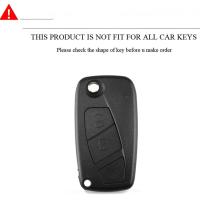 ราคา [ราคาต่ํา]สําหรับ Fiat 500 Panda Stilo สําหรับ Ducato Punto สําหรับ TPU Flip Key Bag Case Cover (41426332177)