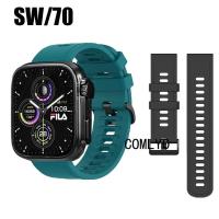 ราคา For FILA SW/70 Smart watch สมาร์ทสายนาฬิกาซิลิโคนนุ่มกีฬาวงผู้หญิงผู้ชายกลางแจ้งสายรัดข้อมือ (53155848863)