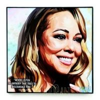 ราคา Mariah Carey มาราย แครี่ นักร้อง Singer รูปภาพ​ติด​ผนัง​ pop art​ กรอบรูป​​ ของขวัญ รูปภาพ​ ของแต่งบ้าน (6460396927)