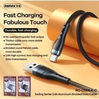 ราคา REMAX สาย RC-C006 2.4A สายชาร์จเร็ว Android Micro USB สาย Type C สาย USB (40256836190)