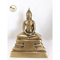 ราคา พระพุทธโสธร หลวงพ่อโสธร โสธร เนื้อทองเหลือง ทำผิวลงหิน หน้าตัก 5" (5869685625)