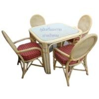 ราคา เก้าอี้เดี่ยวหวายแท้ หมุนลายเกลียว พร้อมเบาะ (4932083493)