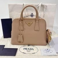 ราคา Used like new Prada BL0838 Alma 25 Saffiano สี Cammeo y.2013 (20976751624)