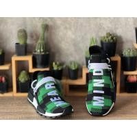 ราคา Adidas NMD HU Pharrell x BBC Green Plaid (ไซส์ 44/28CM) (EF7388) (22456022235)
