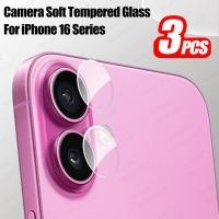 ราคา 3 ชุดด้านหลังเลนส์กระจกนิรภัยสําหรับ iPhone 16 Plus ป้องกันกล้อง Iphon Ifone 16 Pro Max iPhone16 16Pro เลนส์ด้านหลังฟิล์ม (24039778850)
