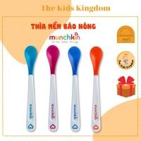 ราคา Munchkin ช้อนป้อนอาหารเด็กแบบกดร้อนทําจากพลาสติก PP ปลอดสาร BPA คุณภาพสูง THE KIDS KINGDOM (40513497732)