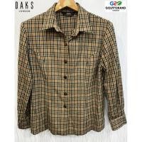 ราคา DAKS LONDON แท้ เชิ๊ตแขนยาวลายสก๊อต (6608380470)