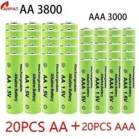 ราคา + 1.5V NI MH แบตเตอรี่ชาร์จ AA AAA อัลคาไลน์ 3800-3000mah สำหรับไฟฉาย ของเล่น นาฬิกา เครื่องเล่น MP3 (46501253268)